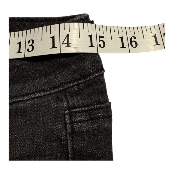 American Eagle Jeggings Womens Size 6 Stretch Black Wash Denim Pants - Picture 4 of 6